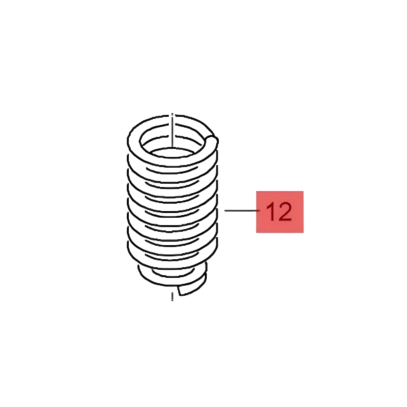 95534353310 Front Shock Absorber Spring Fits Porsche Cayenne 9PA
