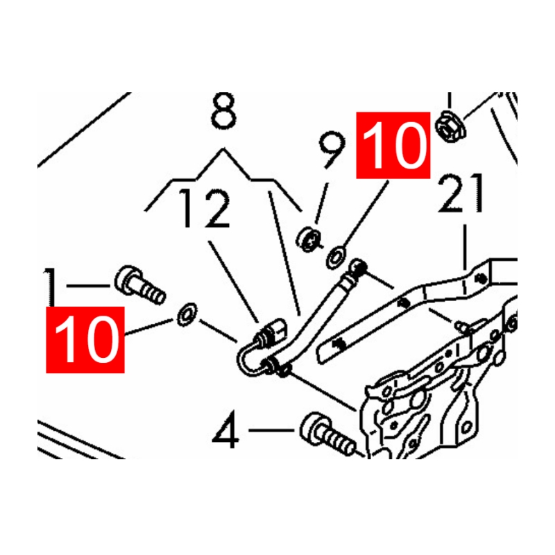 8V0823739 Seal Fits Audi Q7 4MB 