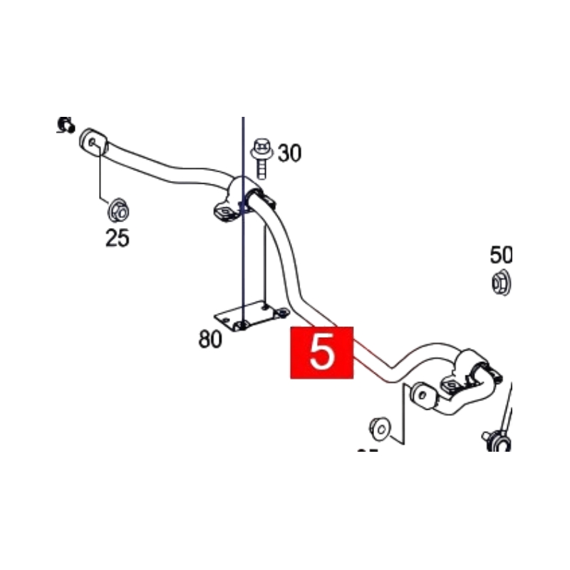 A6393233165 Front Torsion Bar Fits Mercedes Benz Viano Vito W639