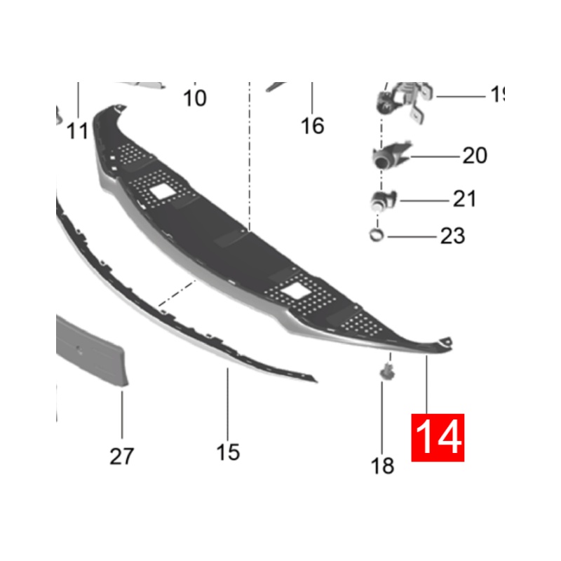 98150552502 Used Black Spoiler Fits Porsche Cayman 981 