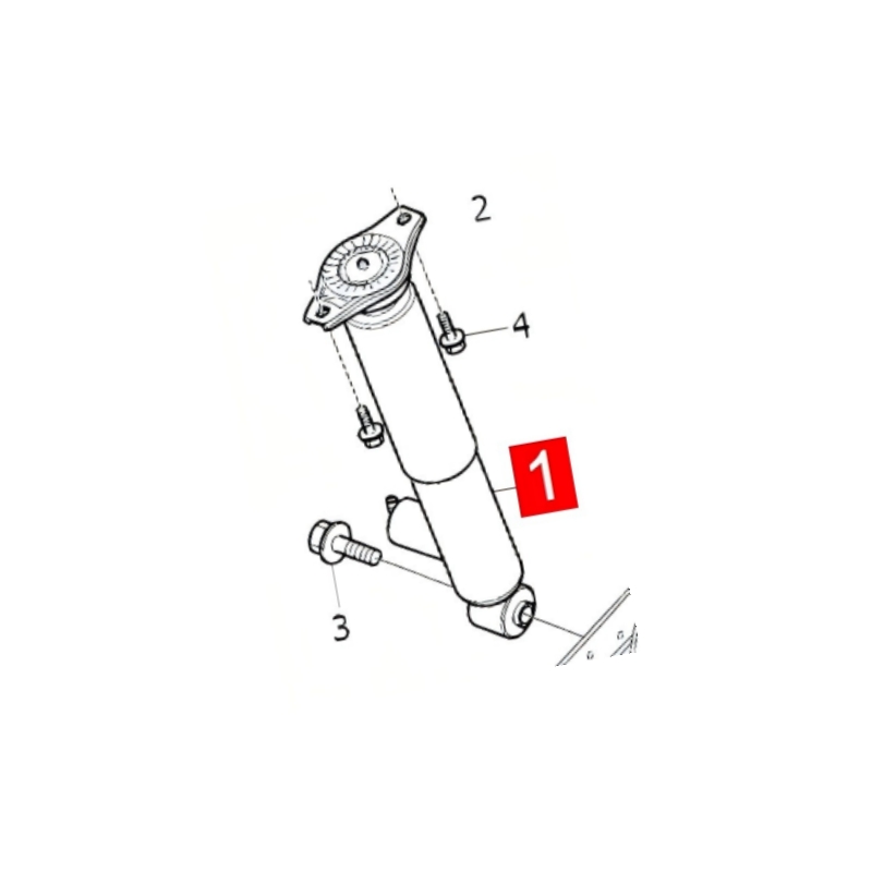 31429371 31429372 Electric Rear Shock Absorber Fits Volvo S60 V60