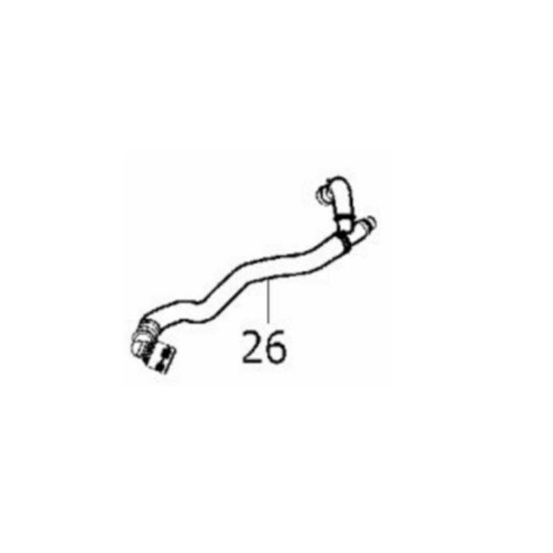 31368077 Water Pipe Fits Volvo V40 