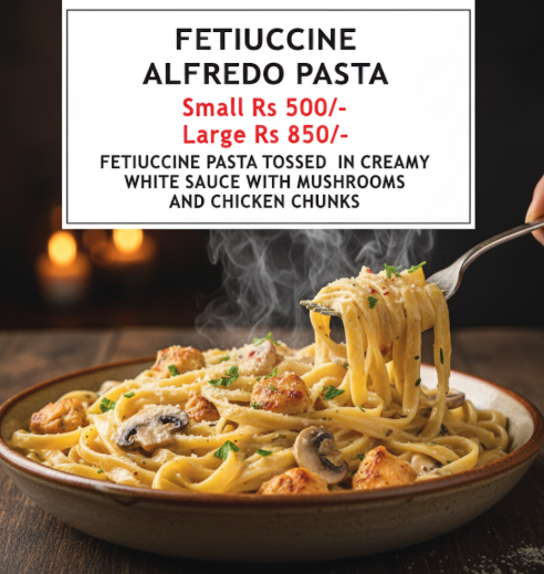 Fettuccine Alfredo Pasta