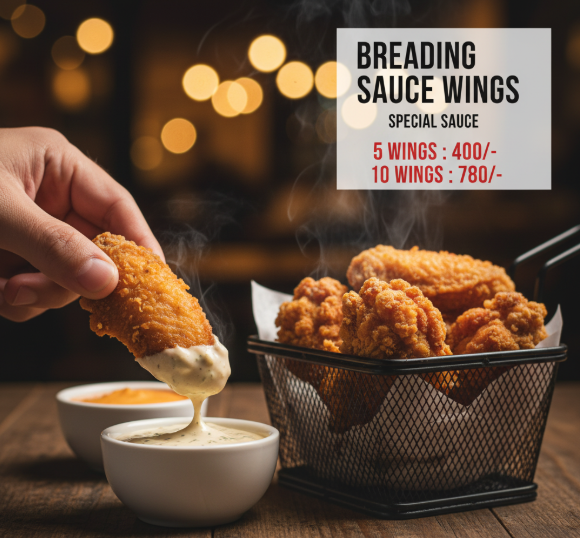 Breading Sauce Wings