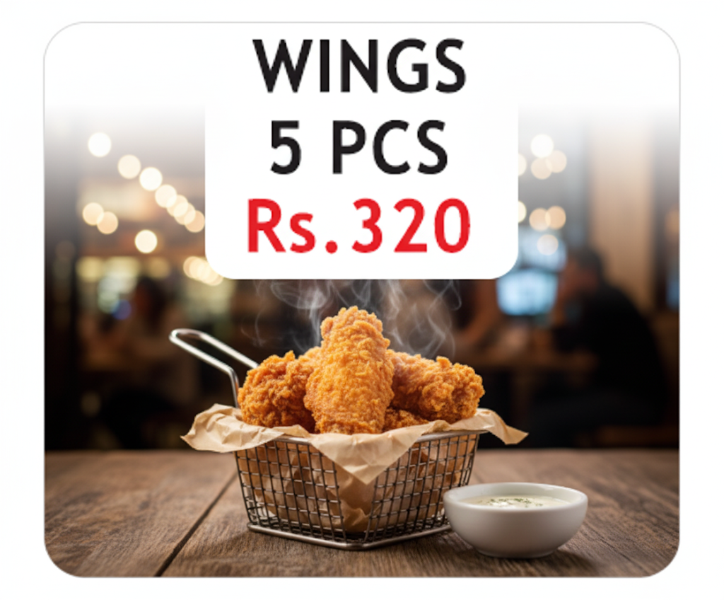 Chicken Wings (5 Pieces)