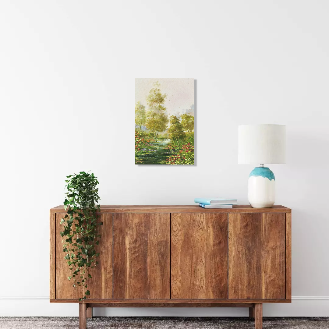 Meadow Stream at Dawn