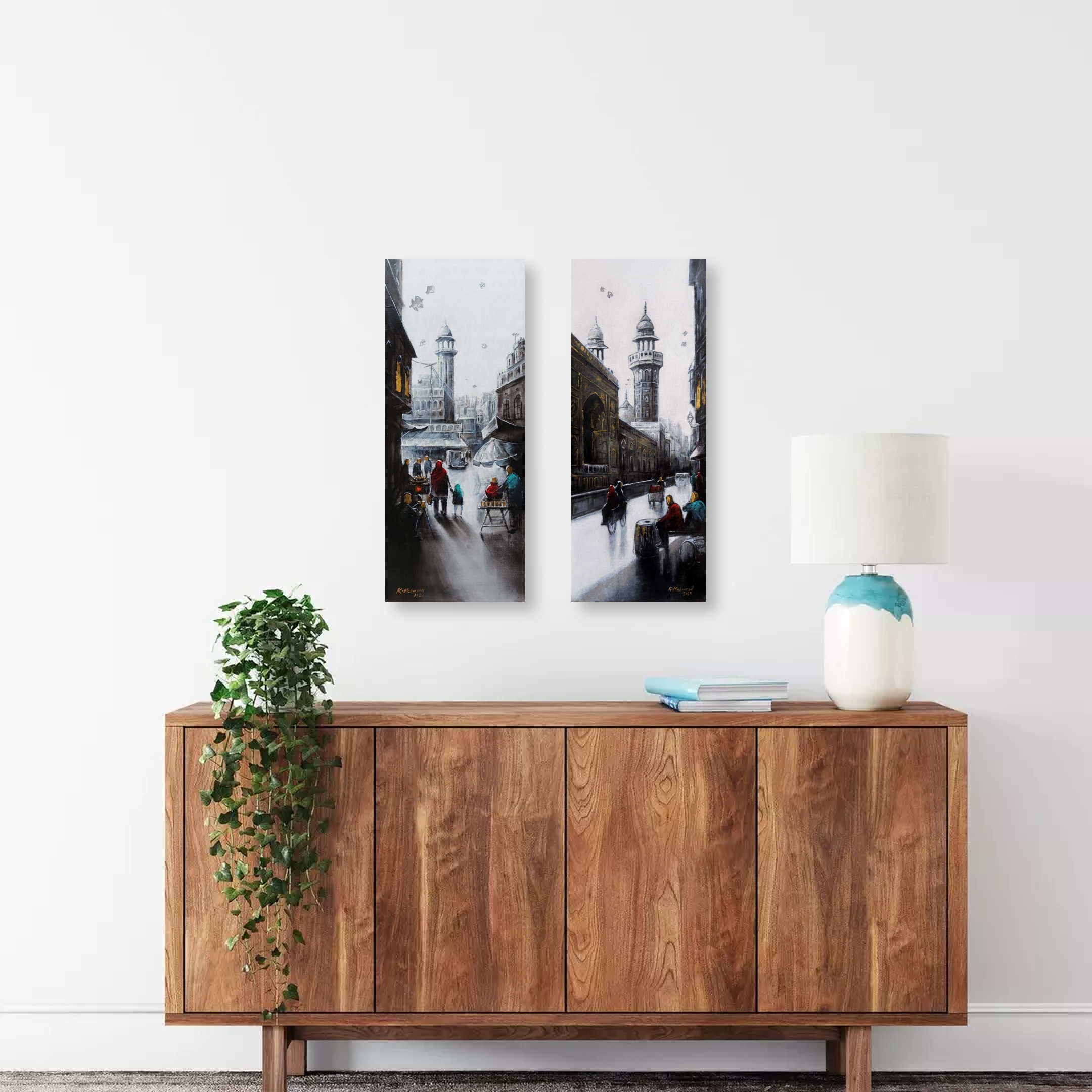 Kites Over the Old City Bazaar