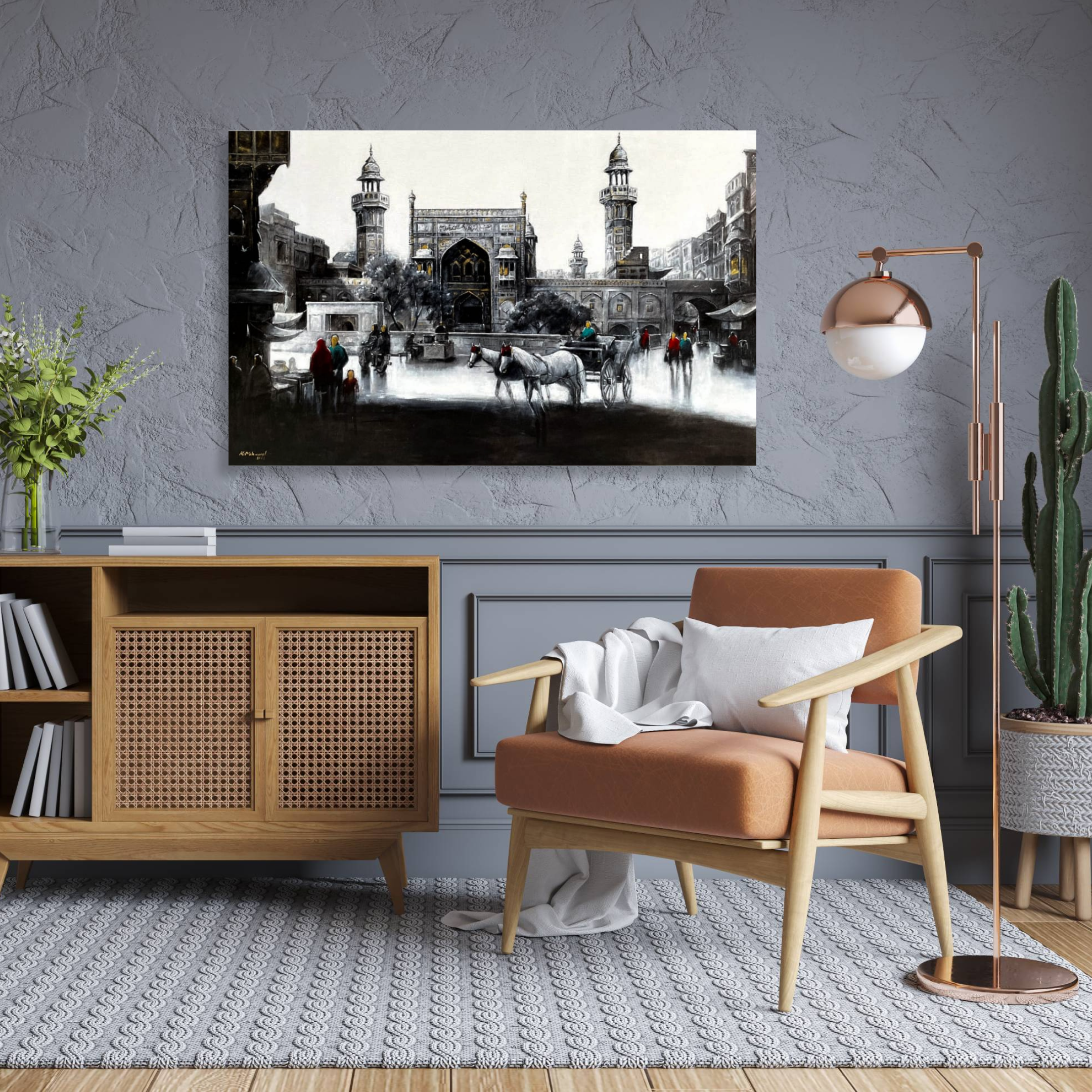 The Grand Archway in Winter Light