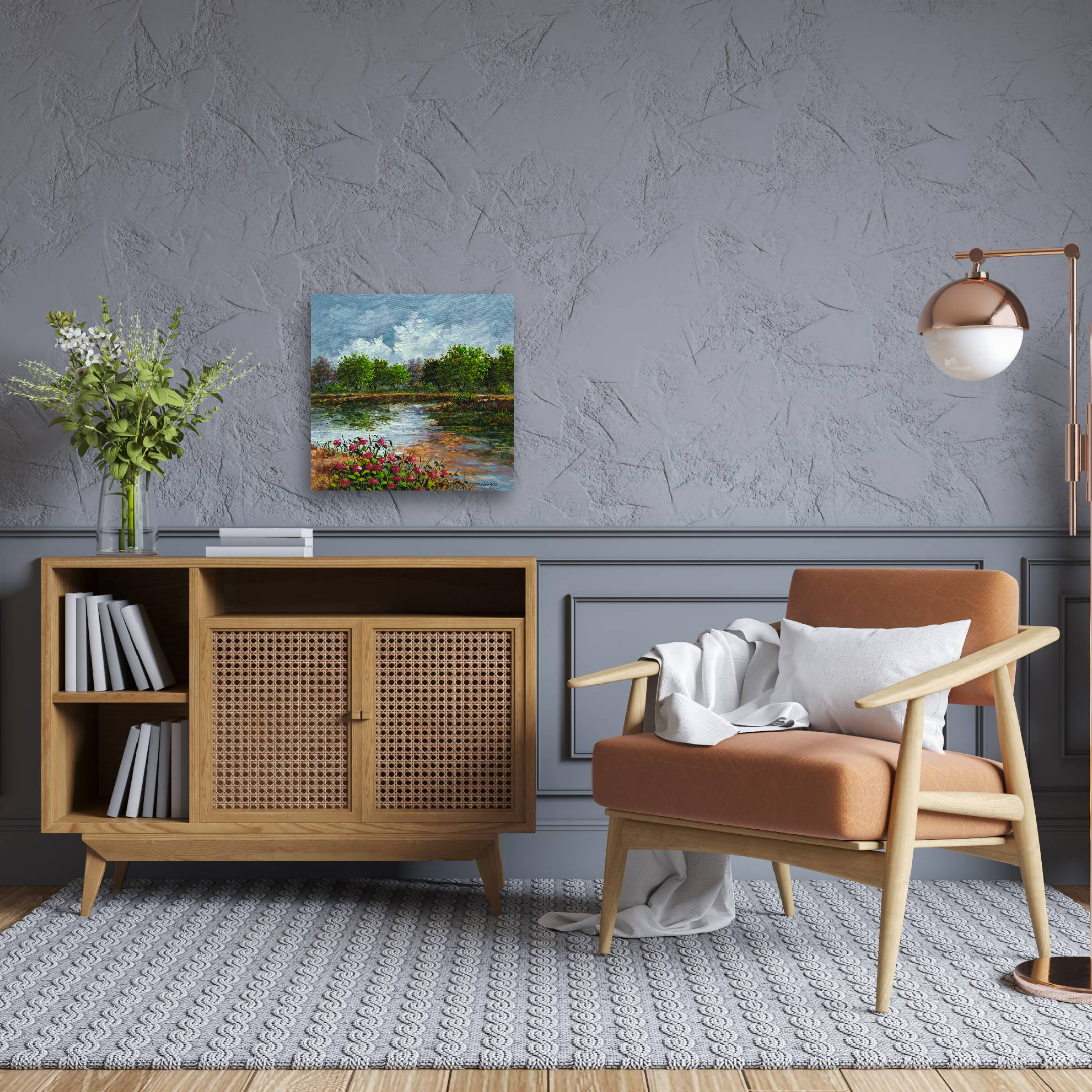 Spring by the Stream