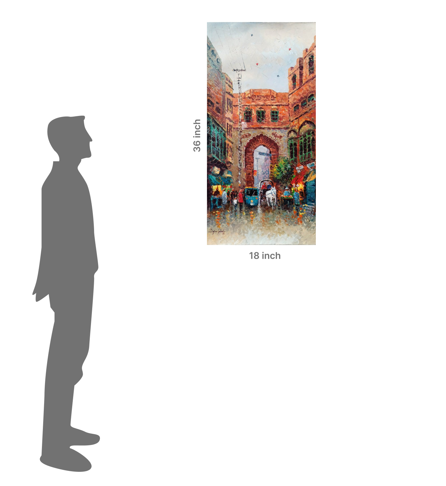 Impression of the Delhi Gate