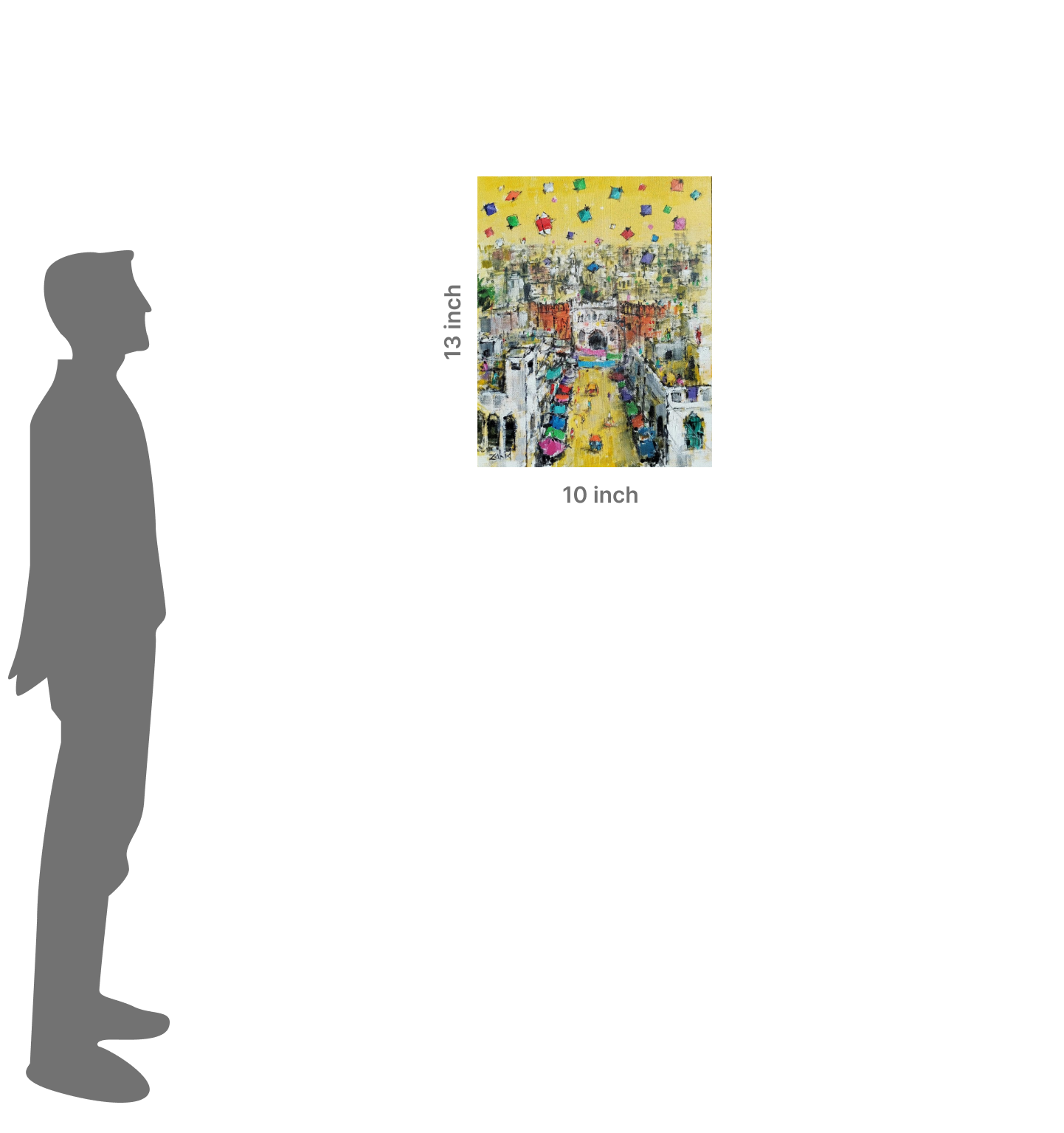 Golden Sky over the Walled City