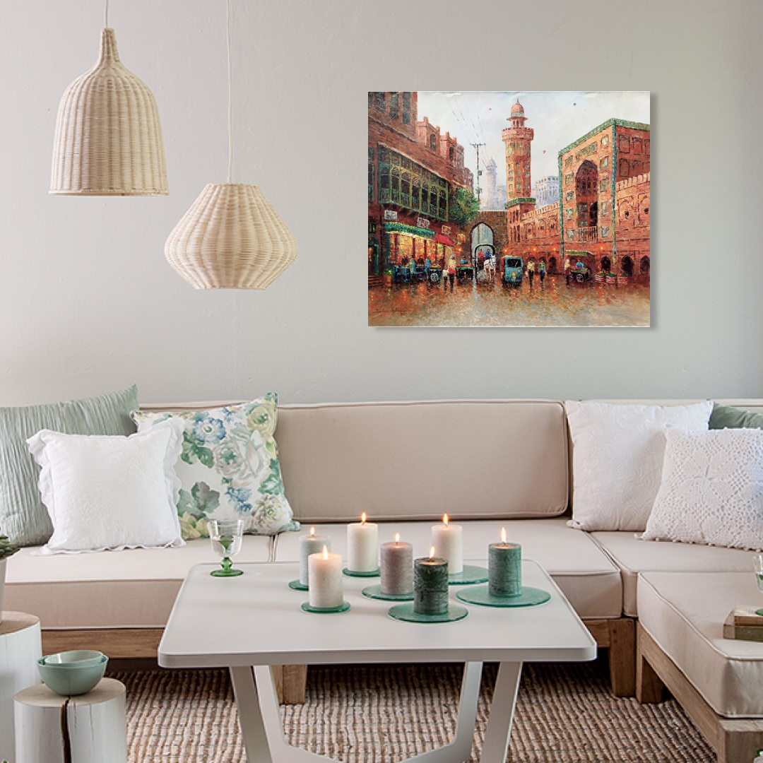 Bazaar Under the Minaret