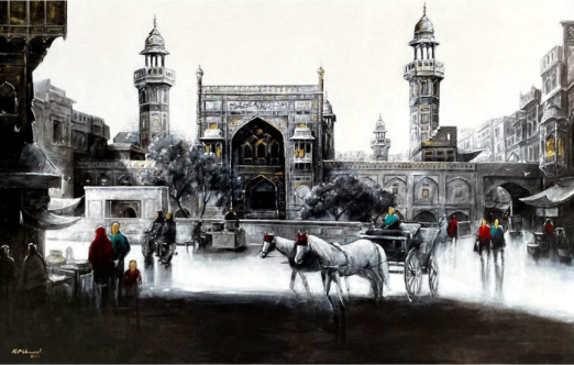 The Grand Archway in Winter Light