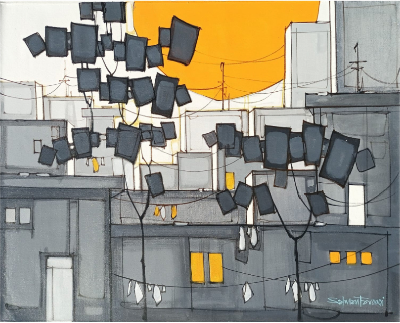 Twilight Trees on the Rooftop