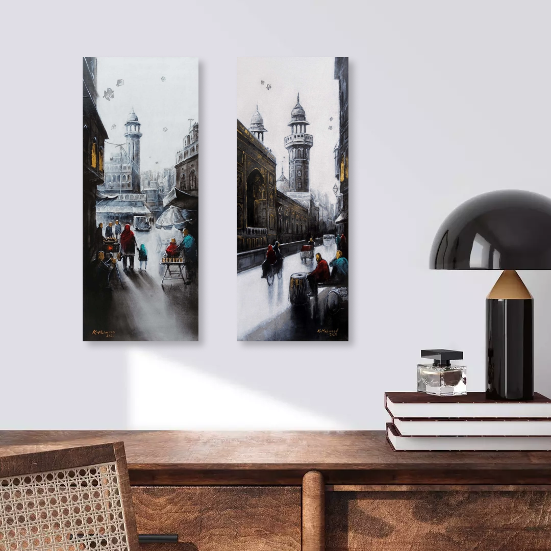 Kites Over the Old City Bazaar