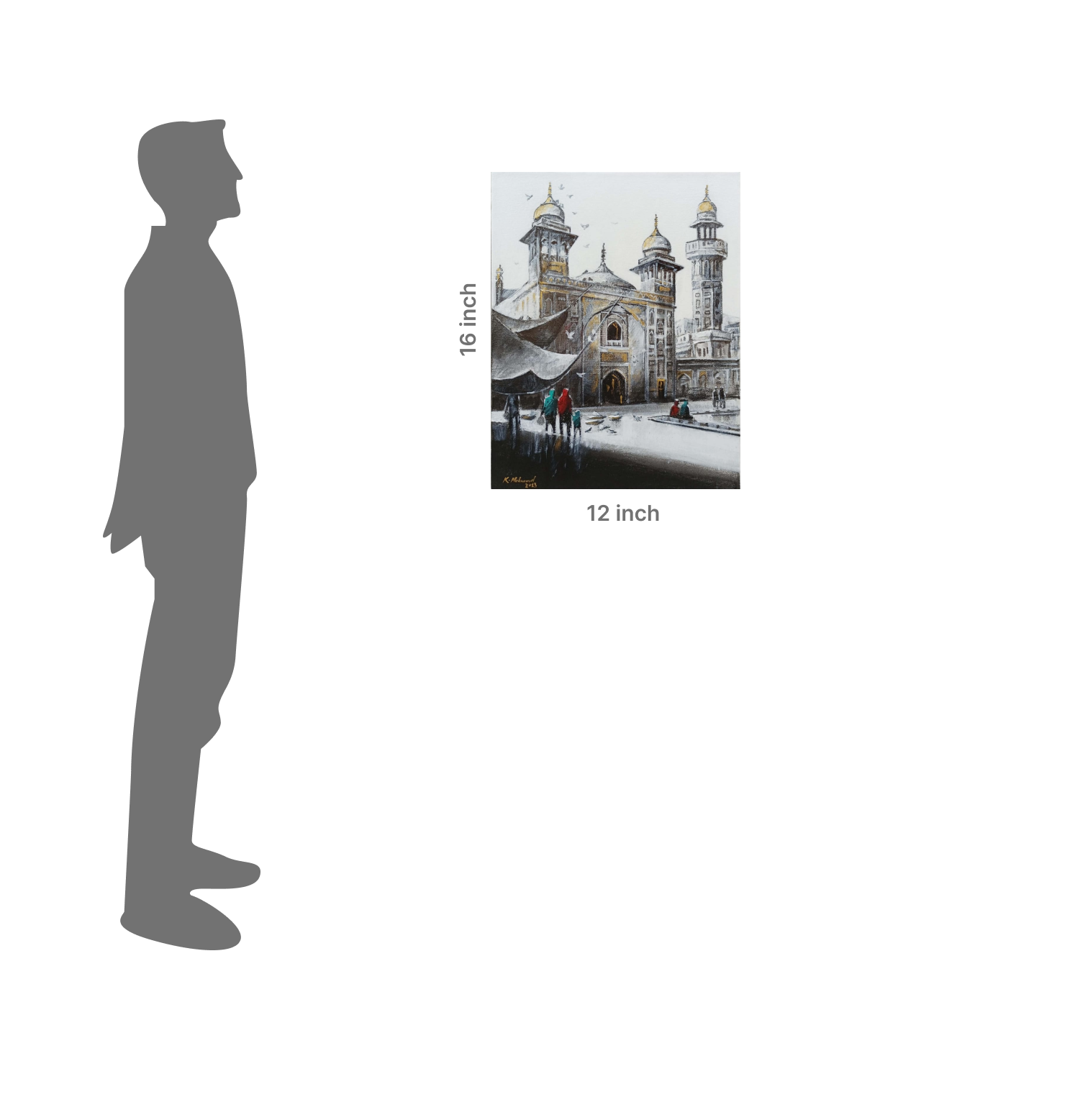 Glimmer of Gold on the Mosque Gate