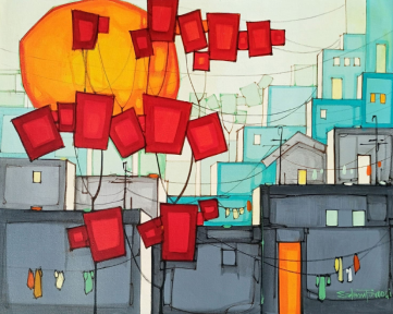 Sunburst and Red Kites