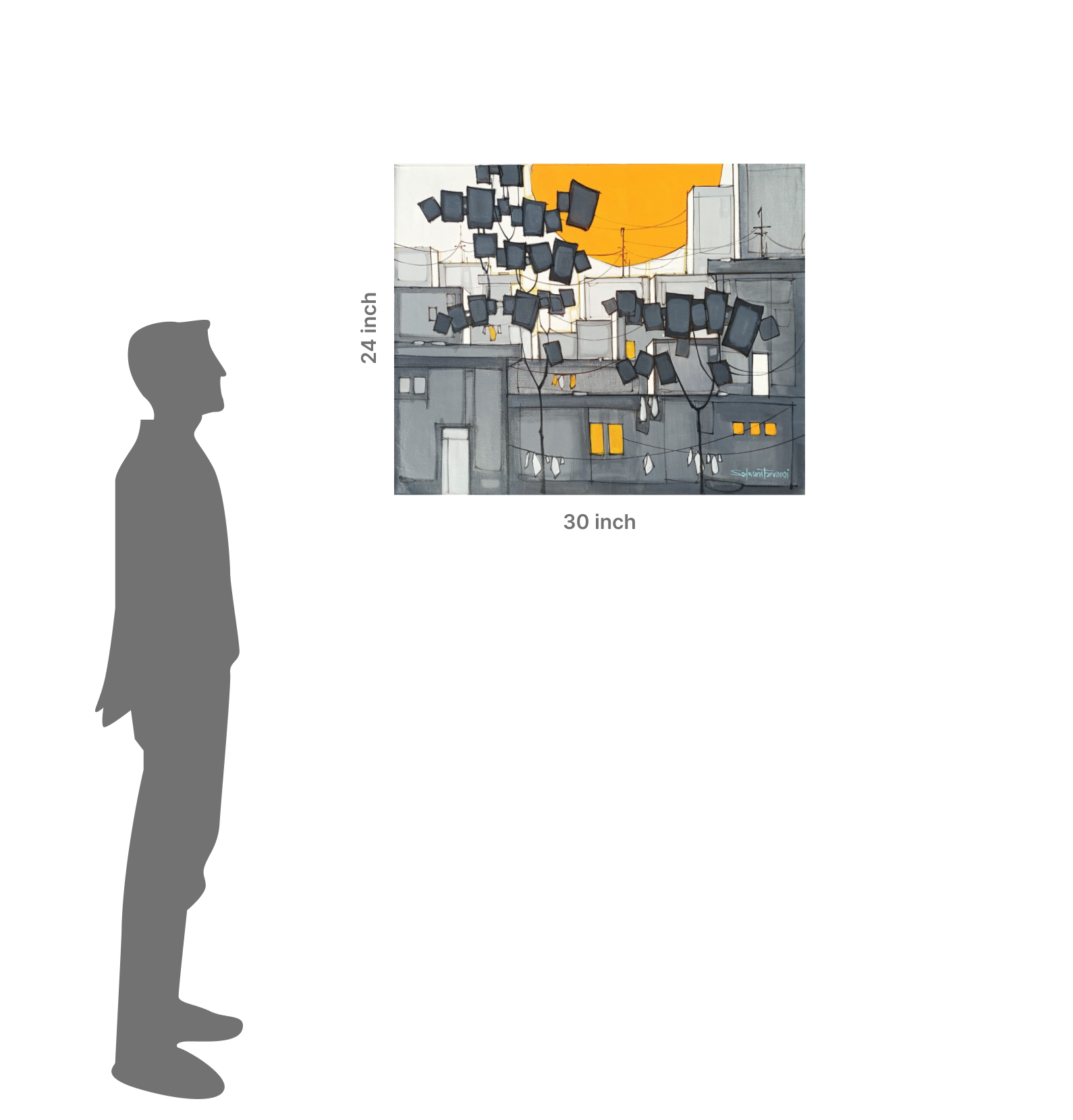 Twilight Trees on the Rooftop