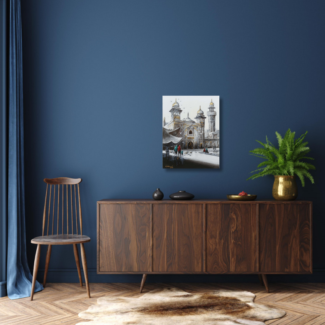 Glimmer of Gold on the Mosque Gate