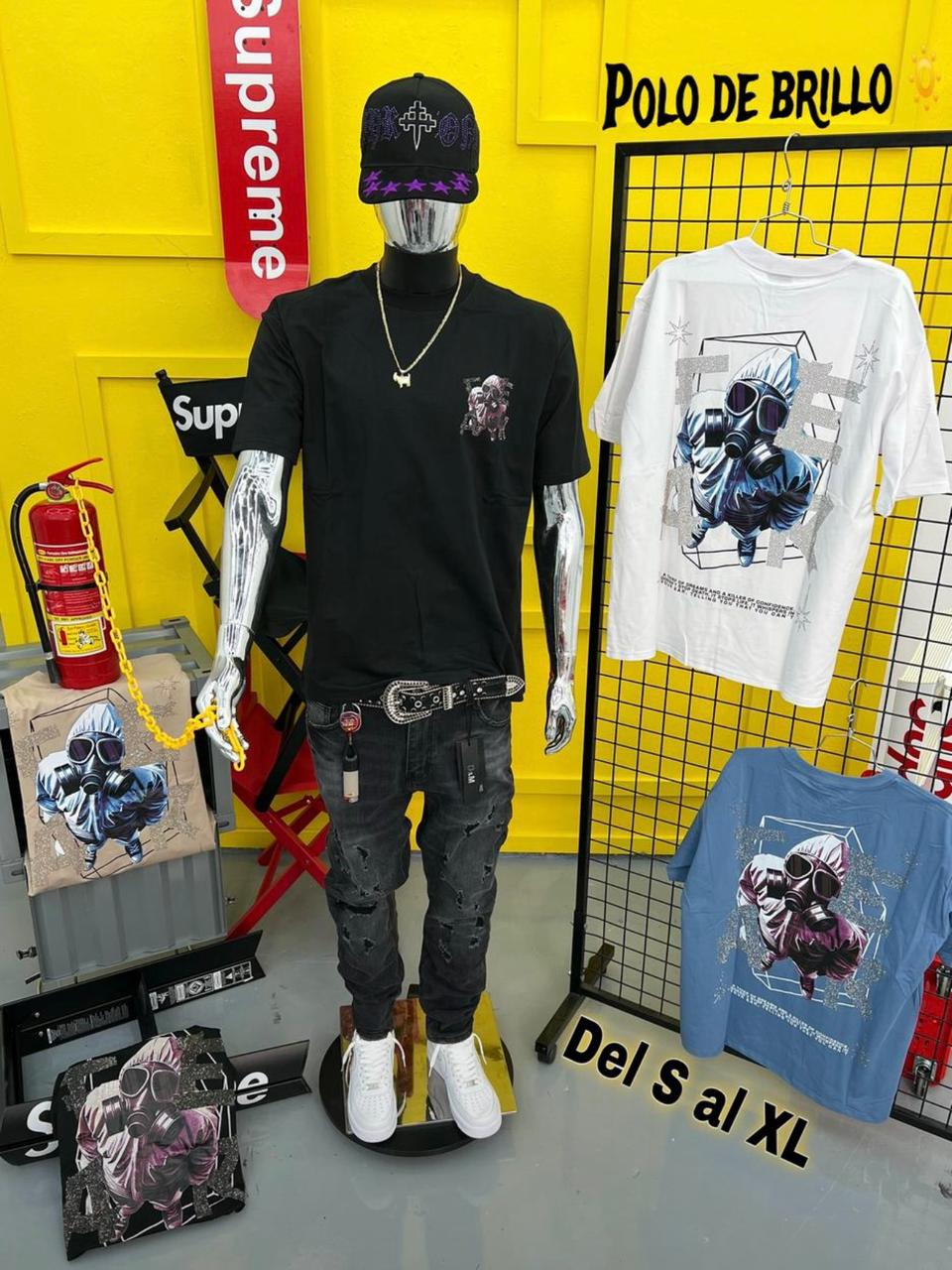 Polo de Brillo “Gas Mask Edition