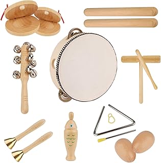 Wooden Percussion Instrument Set