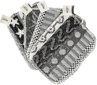 Set of patterned washcloths