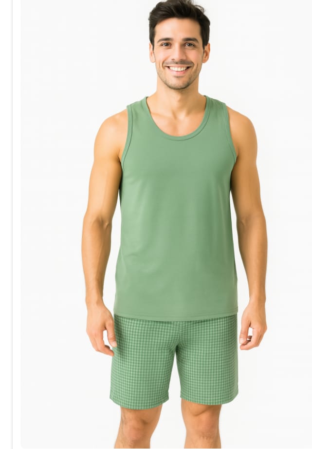 Pijama  masculino de verão 