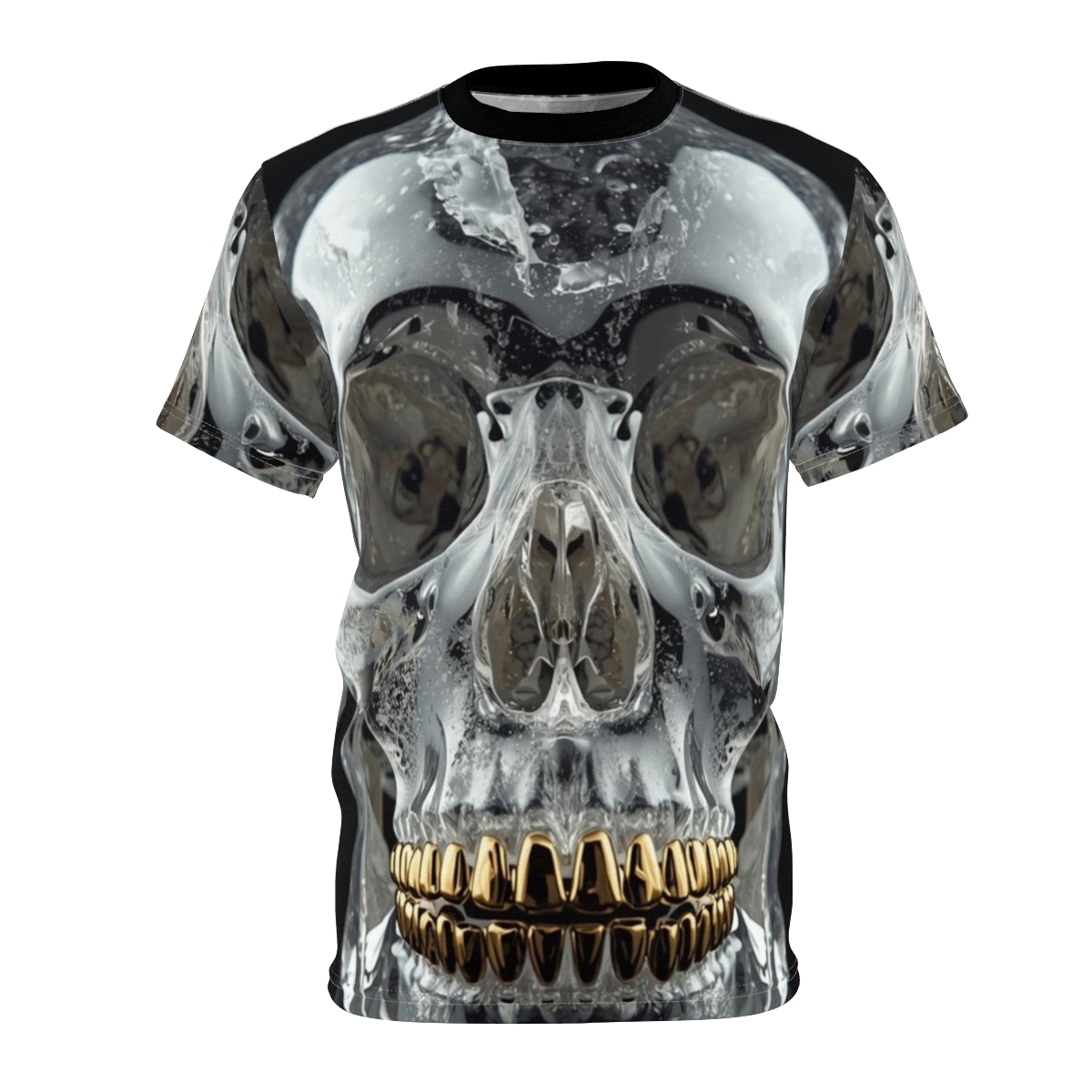 Crystal Skull Gold Teeth Tee
