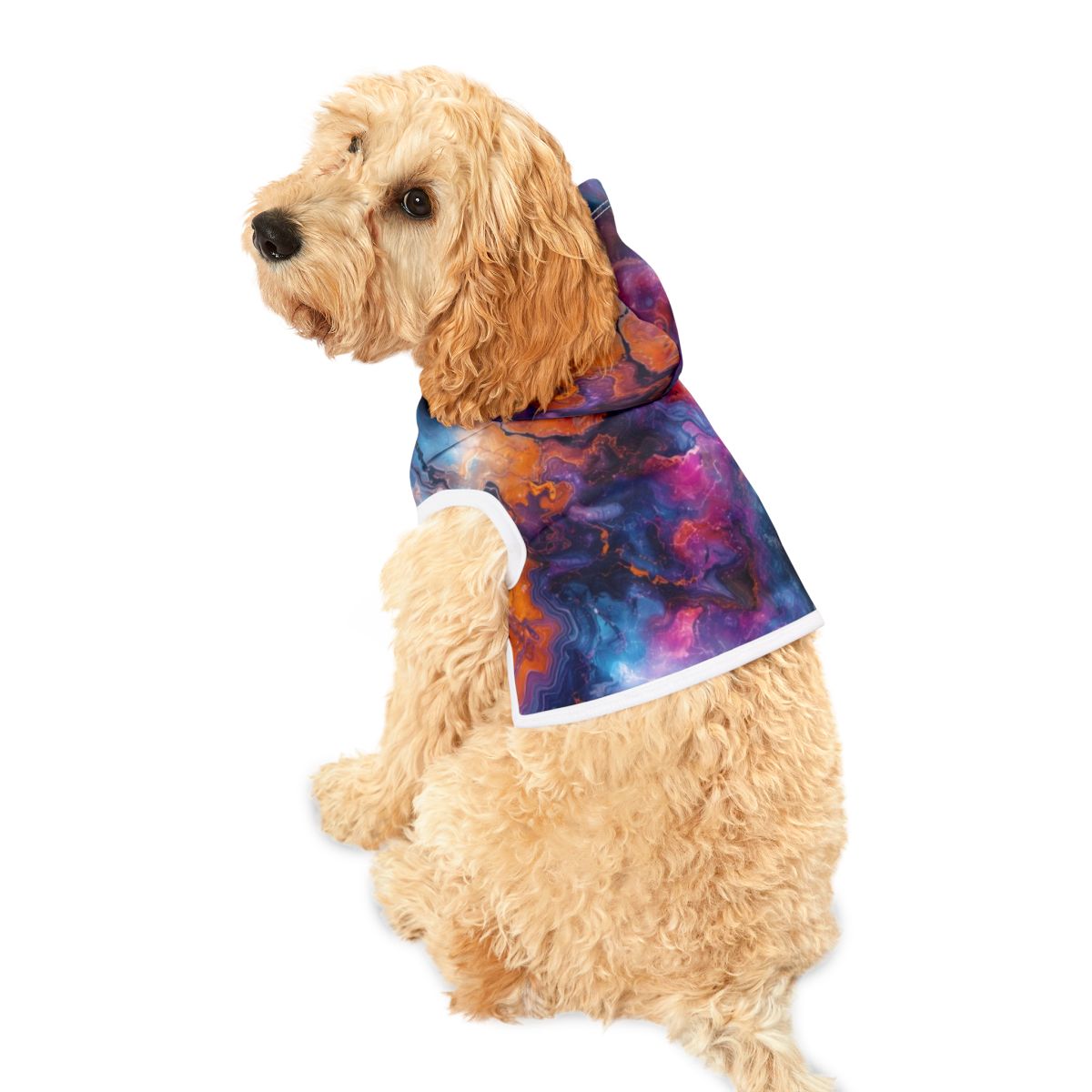 Adorable Galactic Marble Pet Hoodie