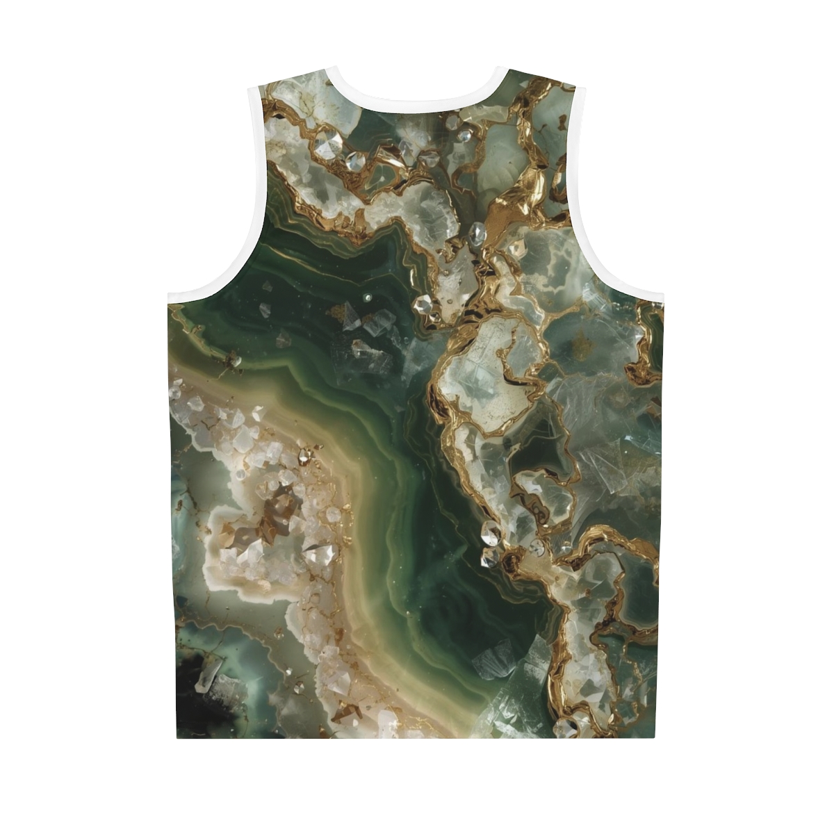 Green Marble Moisture Wicking Sport Vest