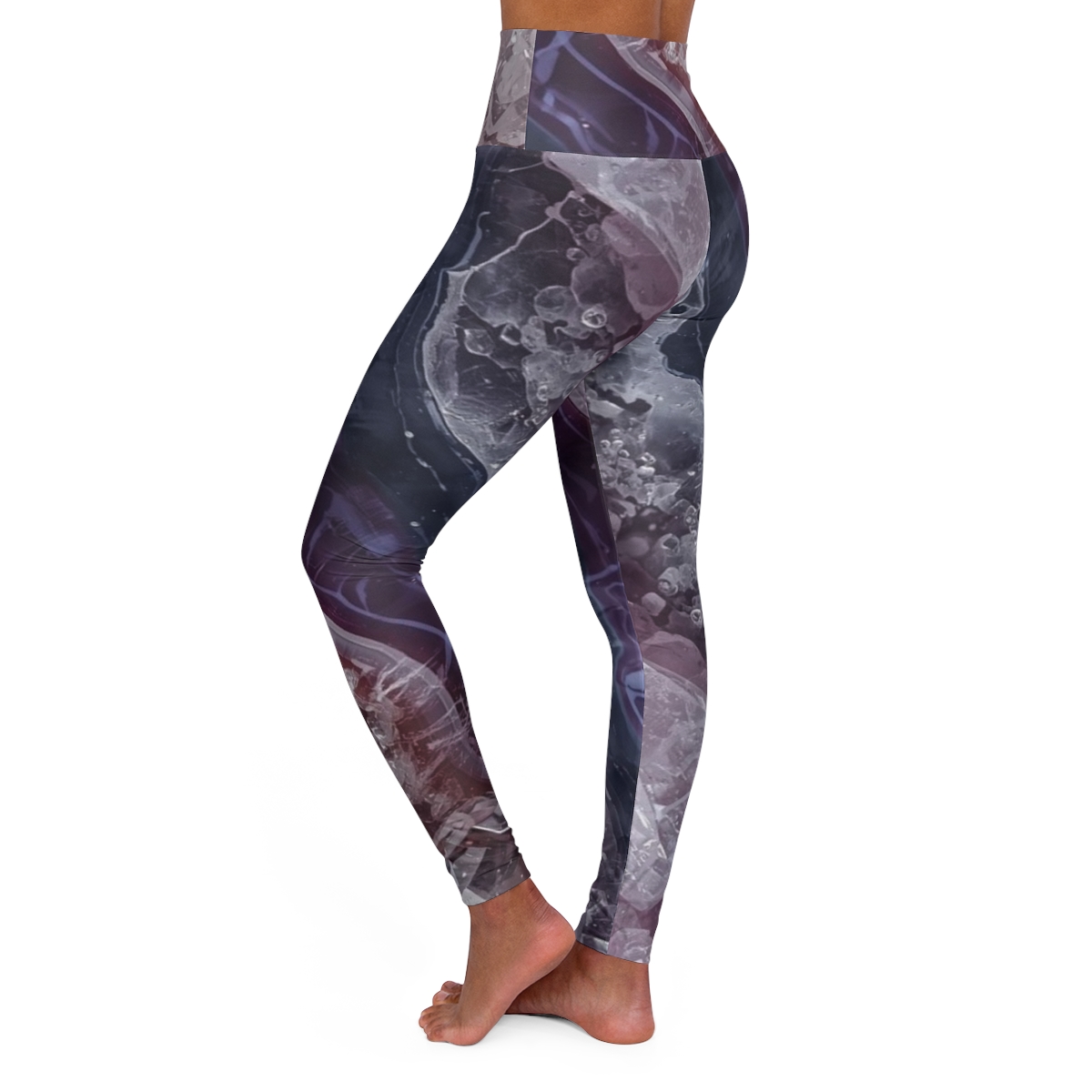 Gorgeous Crystal Agate High Waisted Leggings