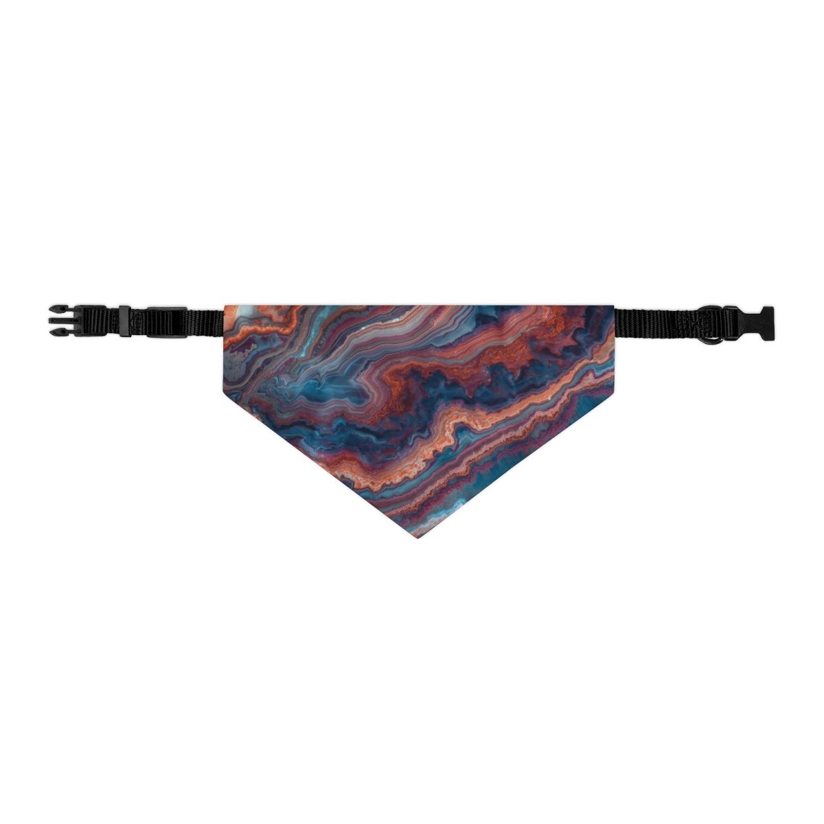 Adorable Bohemian Marble Bandana Collar