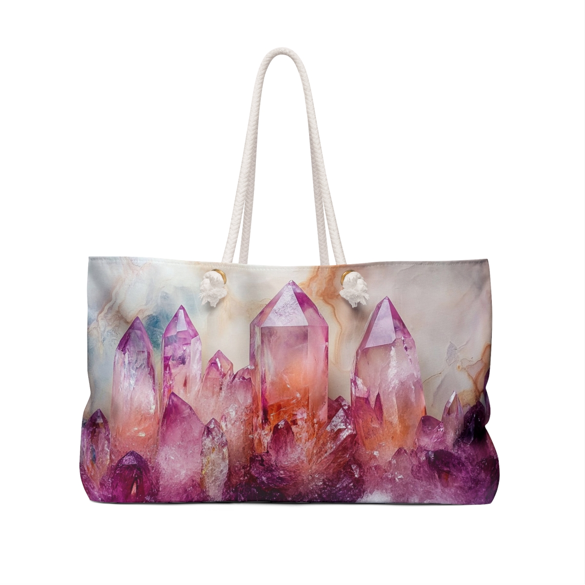 Stunning Pink Crystal Weekender Bag