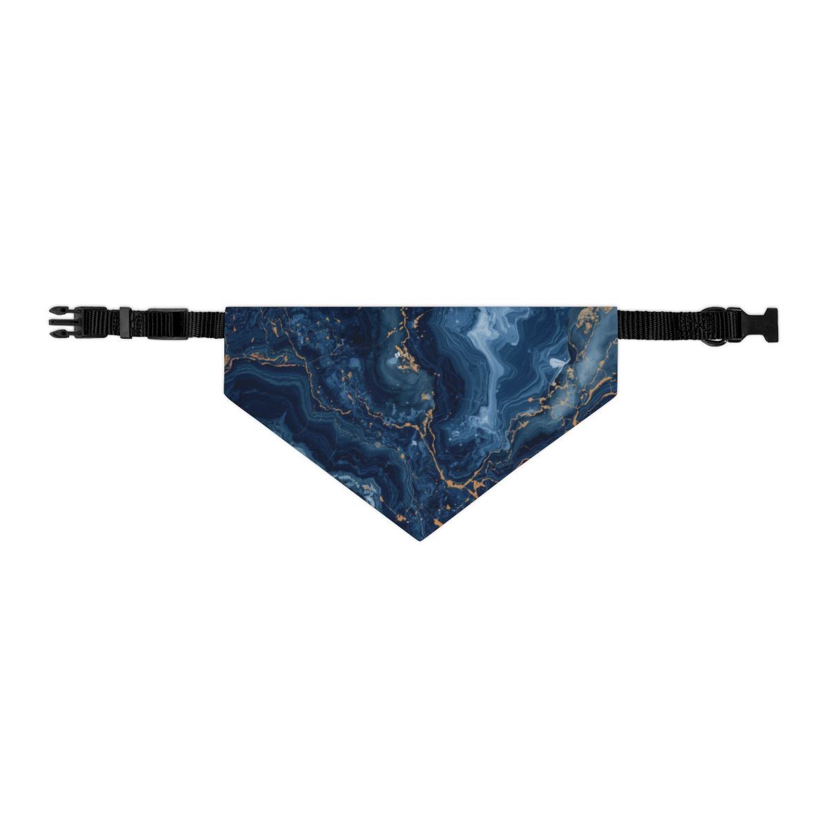 Adorable Blue Marble Bandana Collar