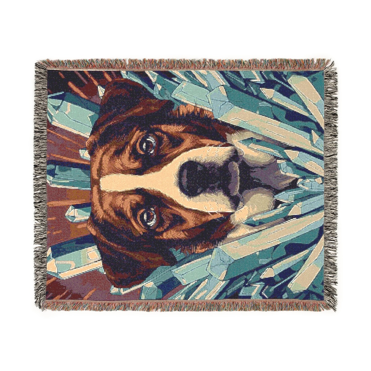 Luxury Dog Crystal Woven Blanket