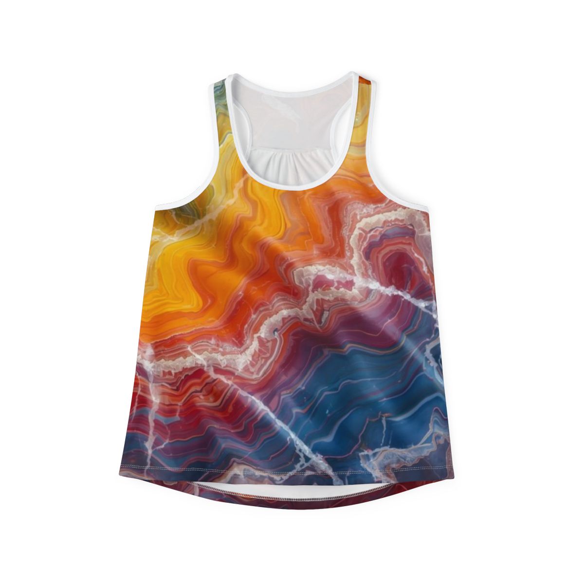 Colorful Marble Tank Top