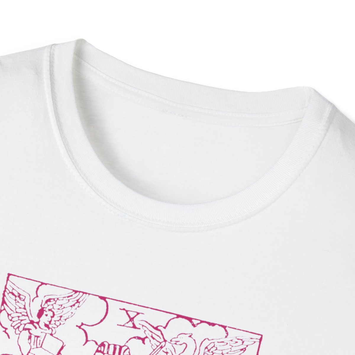 10 - The Wheel of Fortune Vintage Tarot Card Softstyle T-Shirt
