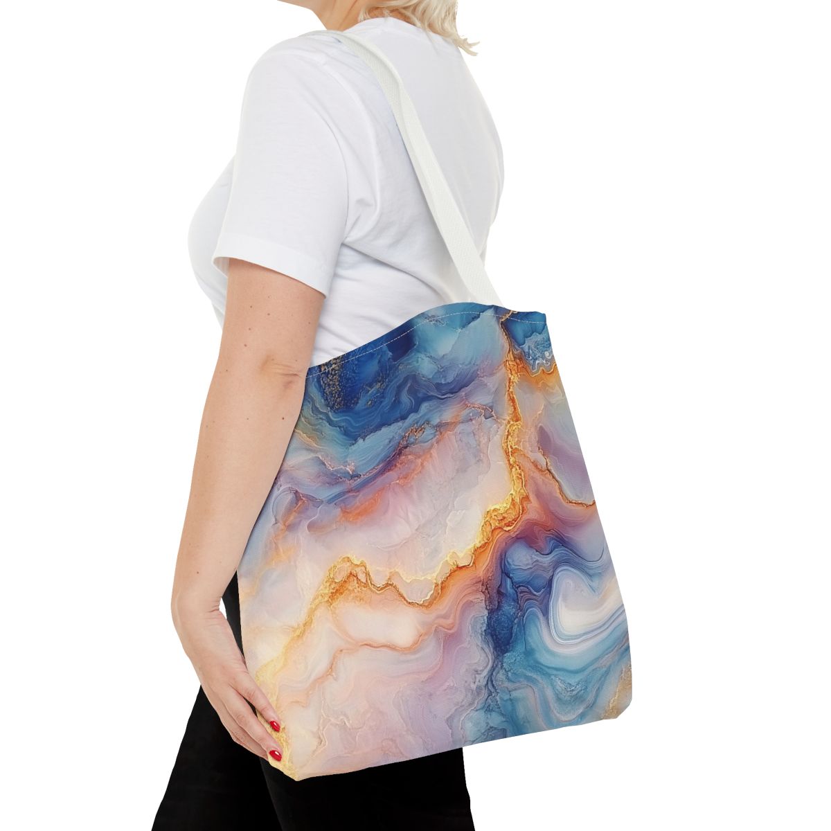 Abstract Marbled Gorgeous Art Tote Bag
