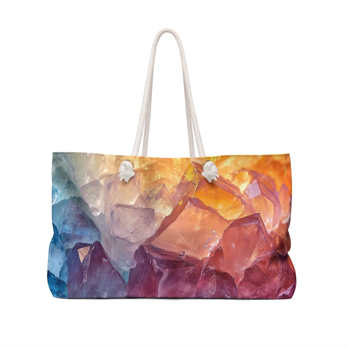 Vivid Color Crystals Weekender Bag