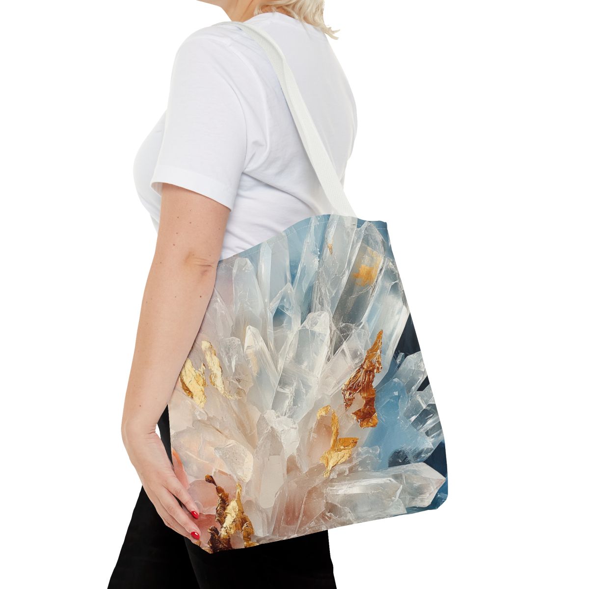 Gorgeous Quartz Crystal Shards Art Tote Bag