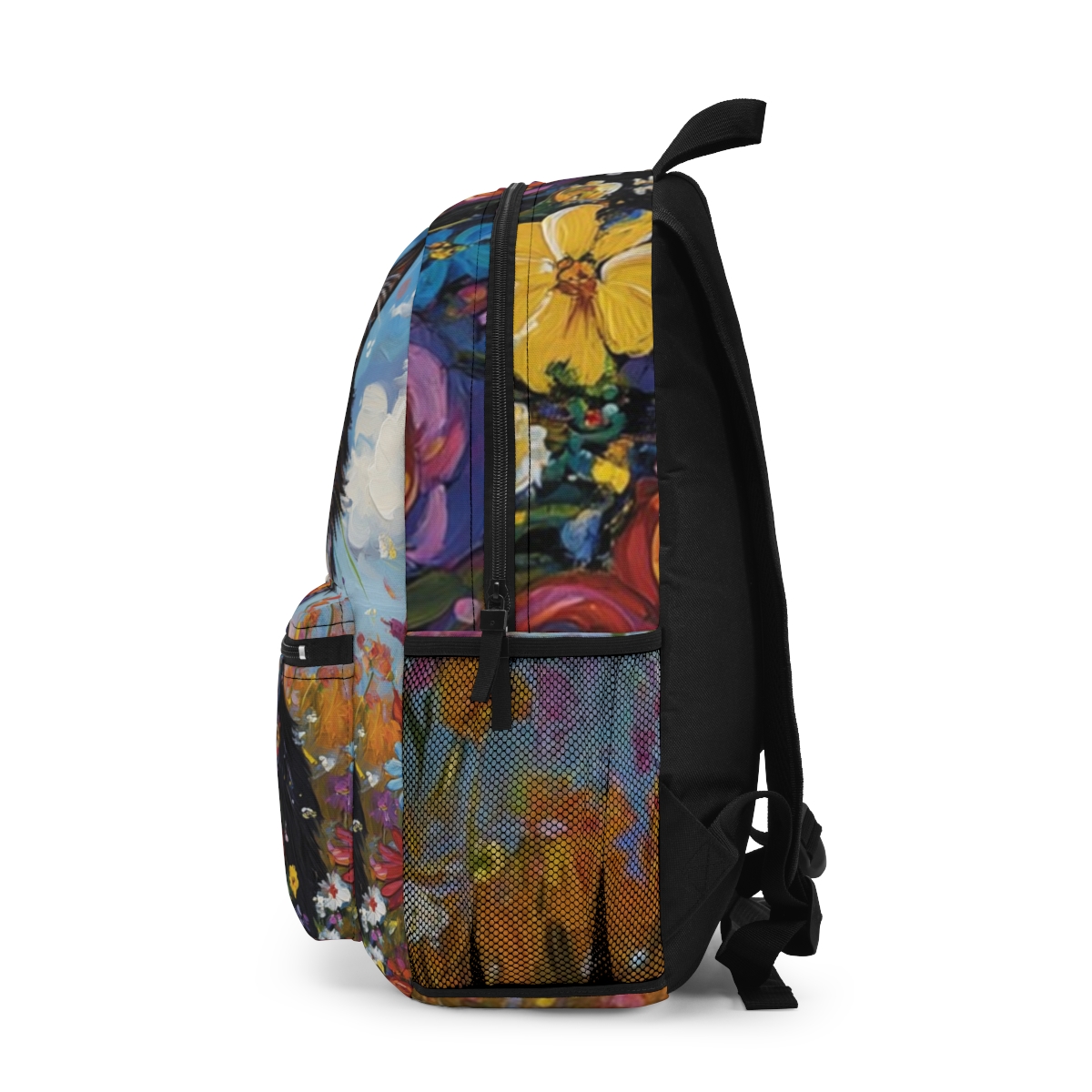 Cat Floral Art Backpack