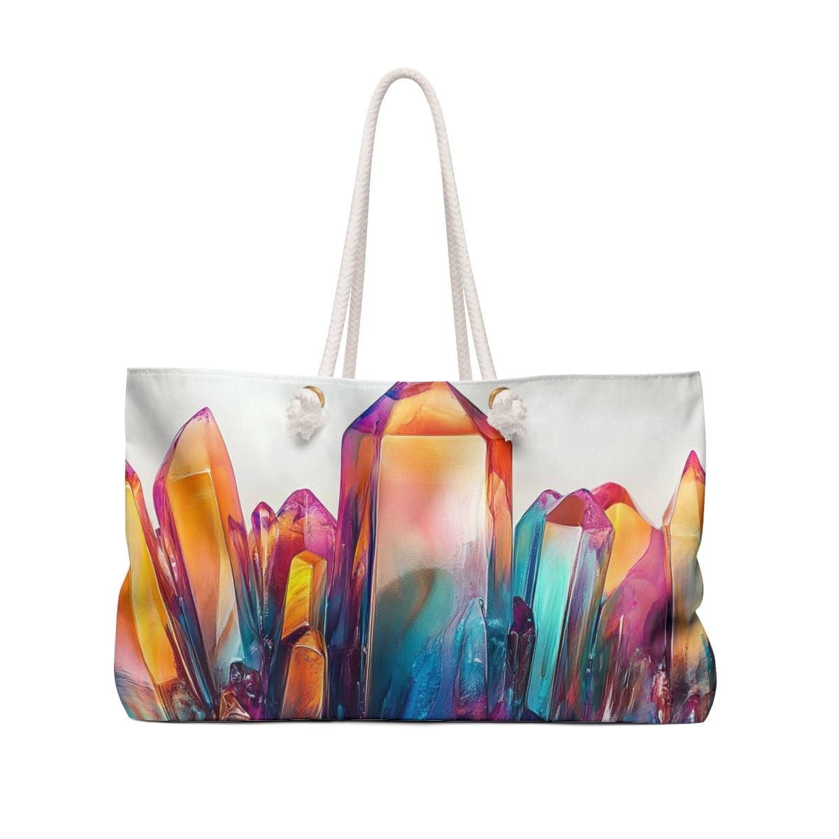 Beautiful Colorful Gemstone Weekender Bag