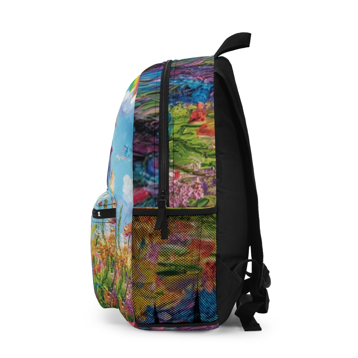 Poodle Floral Art Backpack