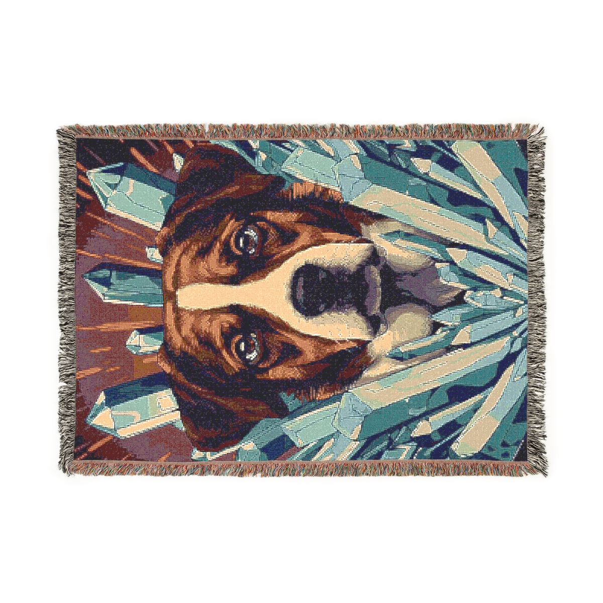 Luxury Dog Crystal Woven Blanket