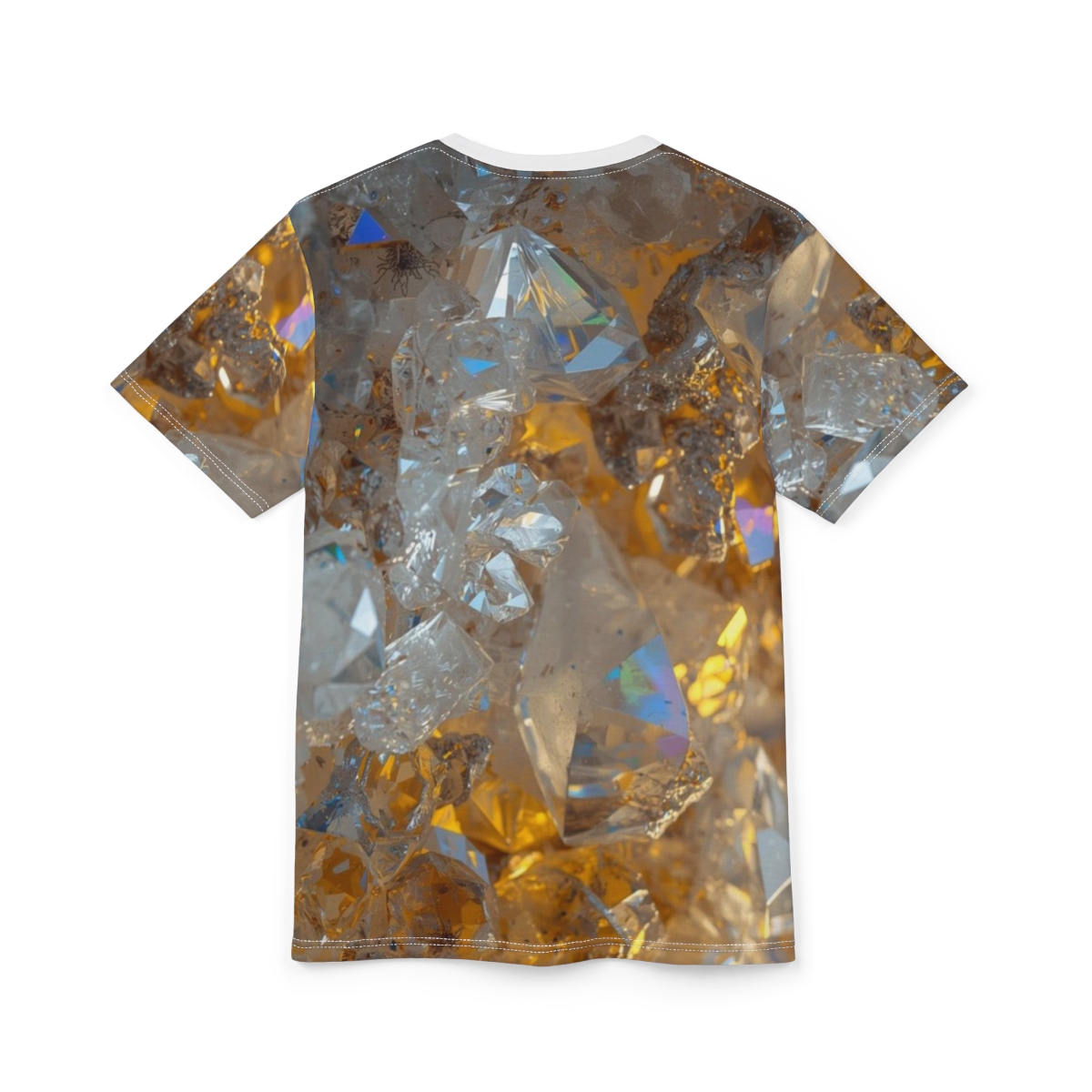 Glittering Golden Crystal Tee