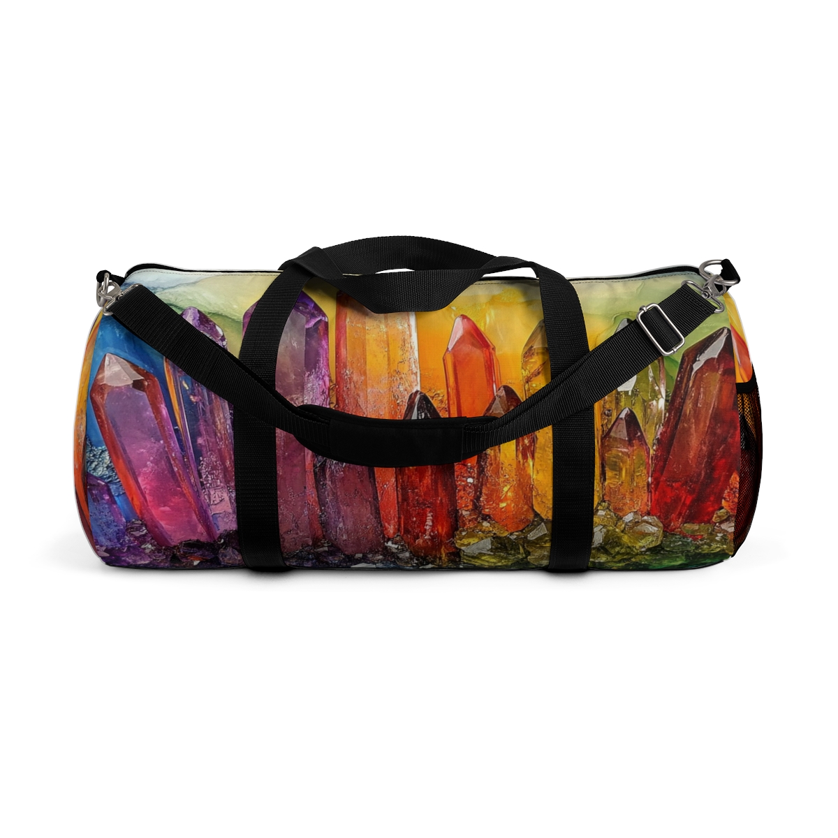 Colorful Crystal Quartz Shards Duffel Bag