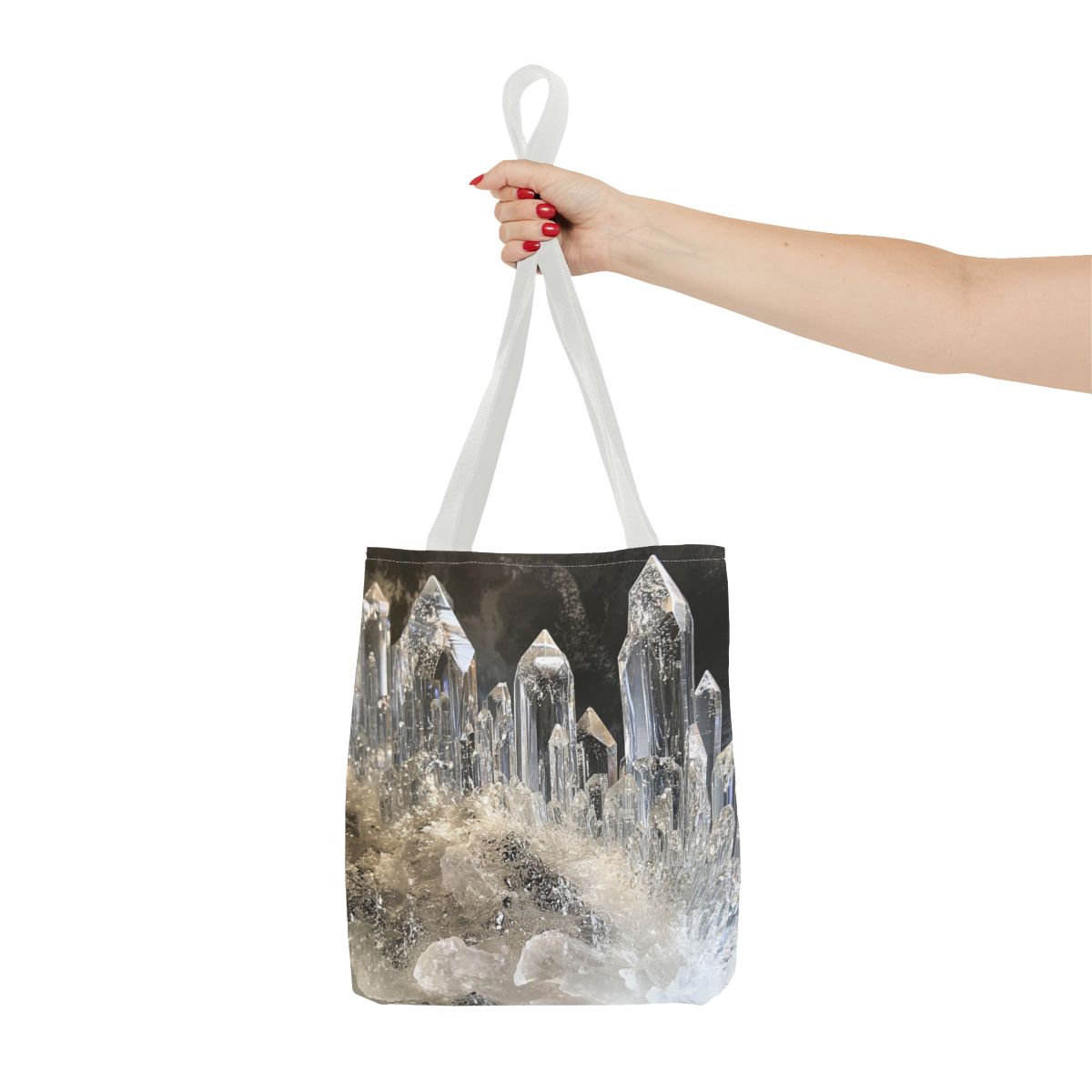 Stunning Quartz Crystal Shards Art Tote Bag