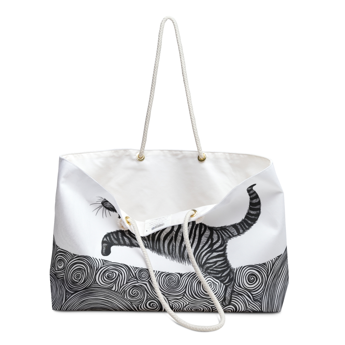Stylish Cat-Themed Weekender Bag