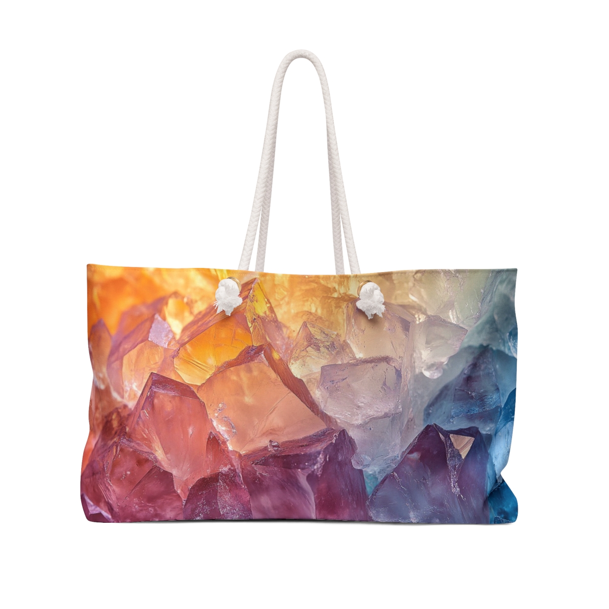 Vivid Color Crystals Weekender Bag