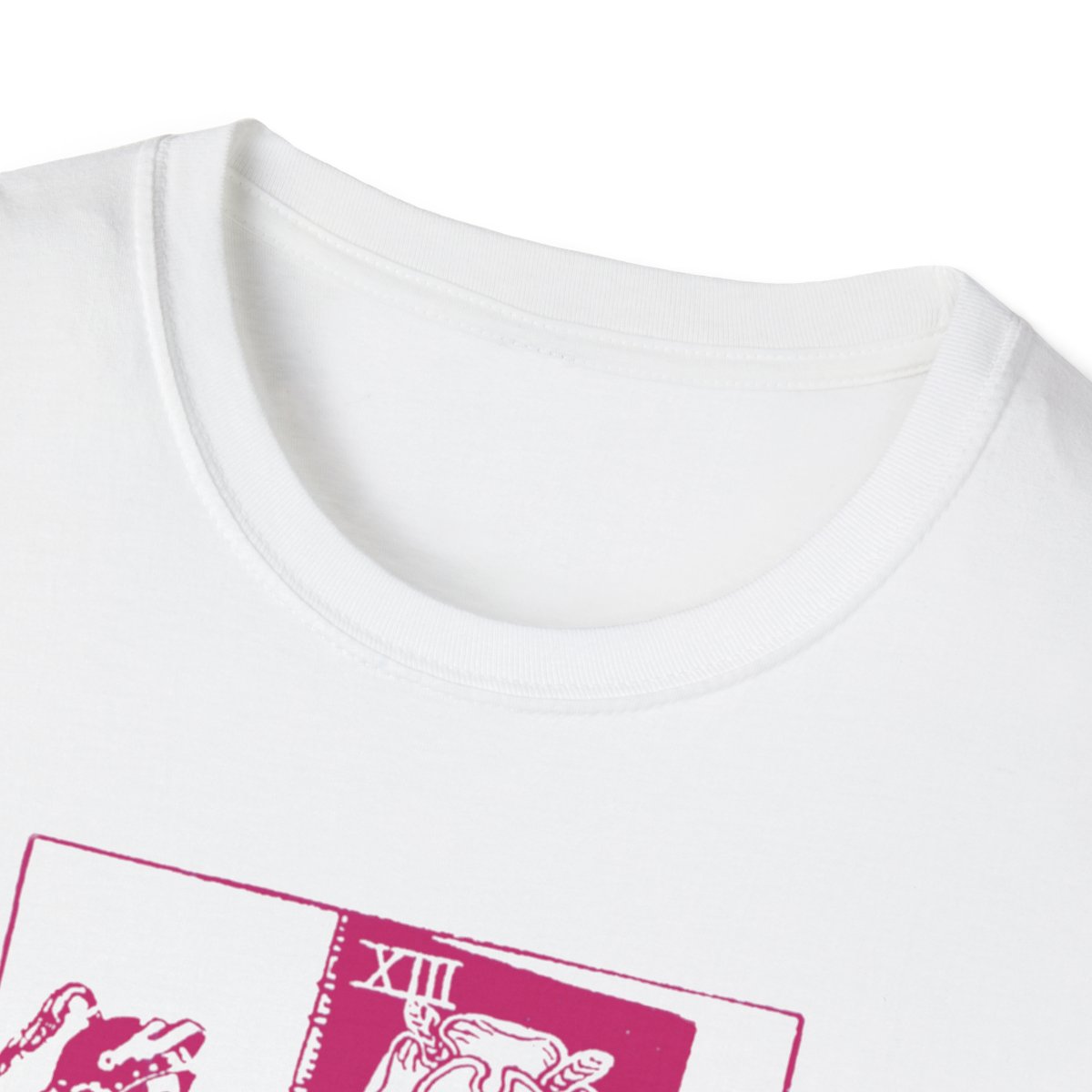 13 - Death Vintage Tarot Card Softstyle T-Shirt